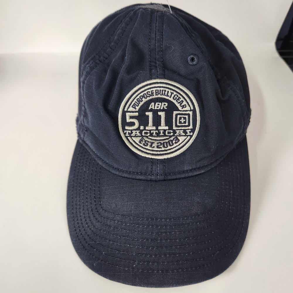 5.11 Tactical ABR Hat Navy Blue Purpose Built Gear Ripstop Cap Hook & Loop OSFM‎